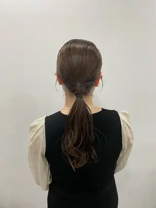 ヘアアレンジ ニシザカ マナのヘアスタイル