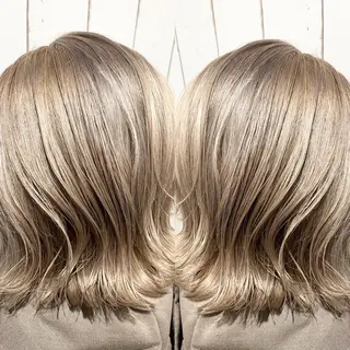 ミディアム カラー パーマ ヘアアレンジ RecheRche【池袋】所属・👑指名率No.1 👑坂口飛翔のヘアスタイル