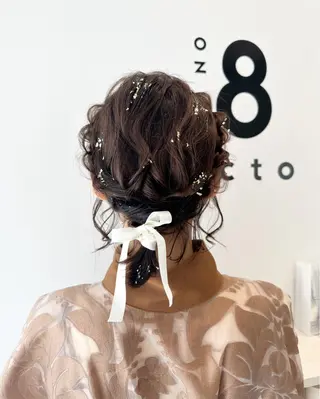 ショート ヘアアレンジ octo所属・梅澤 杏菜のヘアスタイル