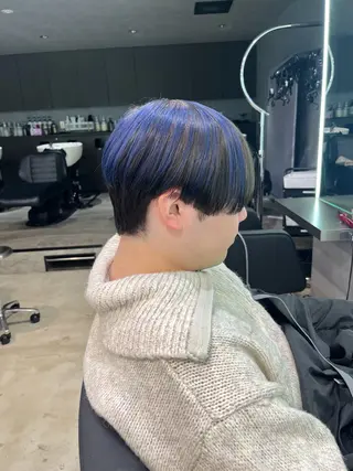 カラー メンズ 韓国ボブ☆メンズ カットYUTOのヘアスタイル