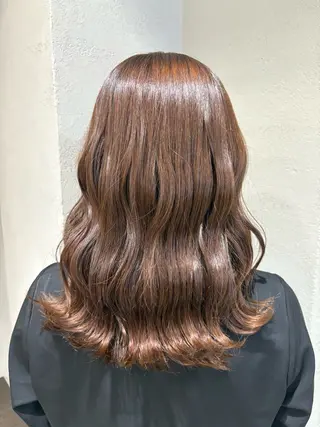 セミロング ヘアアレンジ shizuki🌙 /ヘアカラーのヘアスタイル