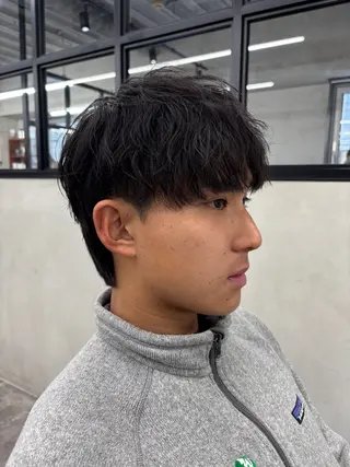 メンズ 似合わせカット/ ハイトーン/aoiのヘアスタイル