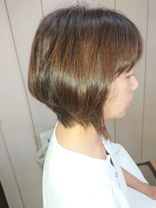 ショート Salon de with根本博史のヘアスタイル