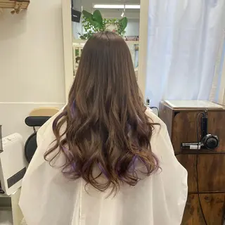 ロング カラー ヘアアレンジ リピート指名no.1 /ruiのヘアスタイル