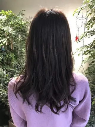 セミロング カラー 髪質改善ヘアケア 艶髪特化/上田のヘアスタイル