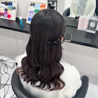 セミロング ヘアアレンジ MILD by 17 秋葉原 ‪♡みづき♡のヘアスタイル