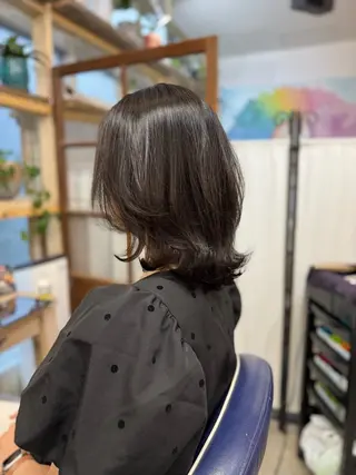 ミディアム 仲田 大記のヘアスタイル