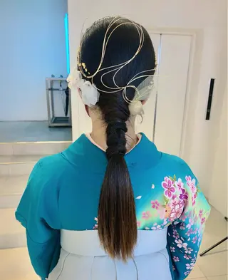 セミロング Kureha/ネイル トレンドヘアのヘアスタイル