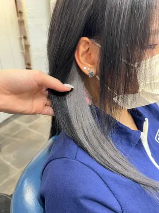 セミロング カラー uros.所属・メンズパーマ/ エクステ🌞セナのヘアスタイル