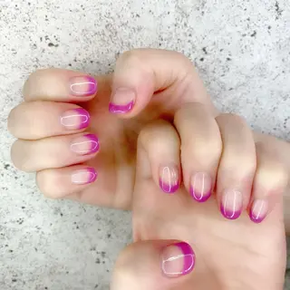 ショート カラー パーマ ヘアアレンジ メンズ キッズ ネイル マツエク・マツパ アイブロウ Salon Ｋのネイルデザイン