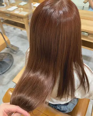 セミロング ブリーチ/アレンジ 天満/chihiroのヘアスタイル