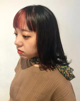 ショート カラー ヘアアレンジ 【池袋/スパイキー ショート】ⓝⓘⓜⓤのヘアスタイル