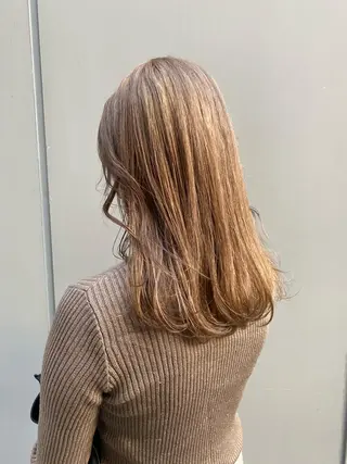 セミロング カラー 🤍柔らかhair 🤍Kazu 🐩のヘアスタイル