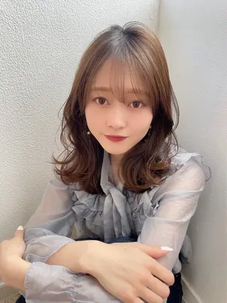 ミディアム キッズ 宇田川 結菜のヘアスタイル