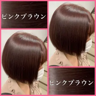 ショート I S所属・🌿透明感カラー 縮毛矯正✨かずきのヘアスタイル