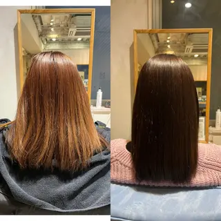 ミディアム カラー オアシスガーデン上野店所属・山内 瞳のヘアスタイル