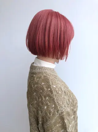 ショート カラー ☕️ベージュカラー 内藤光哉☕️のヘアスタイル