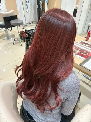 ロング カラー ヘアアレンジ 🫧Ash中目黒 Kotoka🫧のヘアスタイル