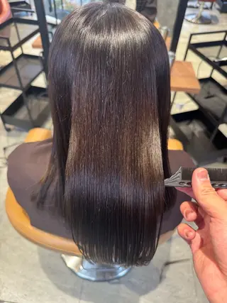 ミディアム 村松　和磨/ケアブ リーチ/メンズパーマのヘアスタイル