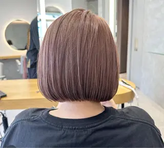 ショート カラー ルネ所属・ショートヘア 縮毛矯正/福田梢のヘアスタイル