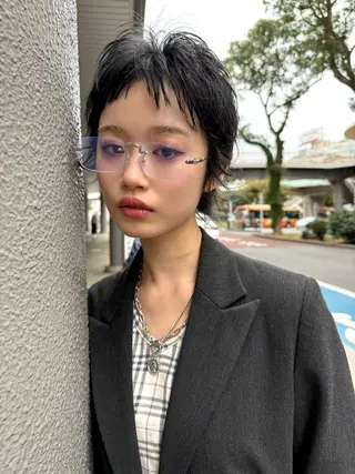 ショート レイヤー/ボブ/ パーマ/Riku🪐のヘアスタイル