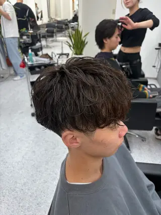 パーマ メンズ 笹江 瑞穂のヘアスタイル