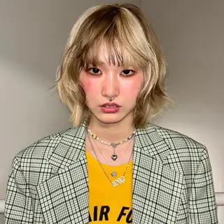 ミディアム カラー circus by KENJE 町田店のヘアスタイル