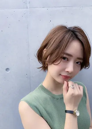 ショート 髪質改善✨艶髪✨ レイヤーカット 田畑のヘアスタイル