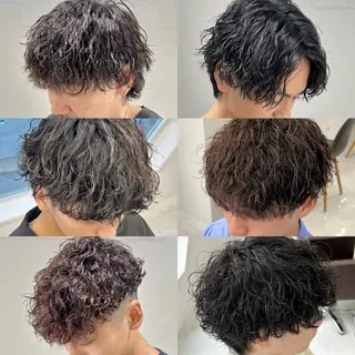 ミディアム パーマ メンズ 🏁メンズパーマ/ RYOYAのヘアスタイル