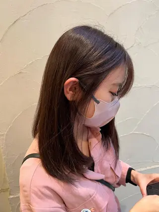 セミロング パーマ/名古屋パーマ / コデラ ナナホのヘアスタイル