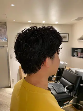 パーマ メンズ ナチュラルヘア🫧 ナナミのヘアスタイル