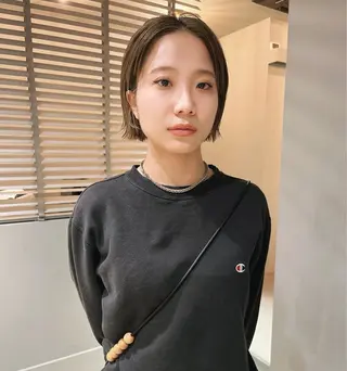 ショート ショート/ボブ/ パーマ/柏原良亮のヘアスタイル