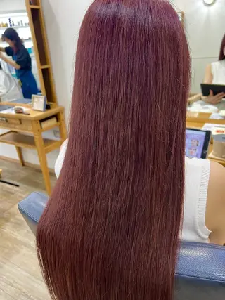 ロング カラー 浅原 恵樹のヘアスタイル