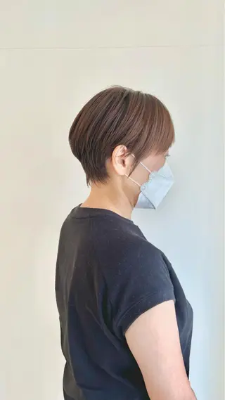 ショート ショート/ボブ/縮毛 三上達大のヘアスタイル