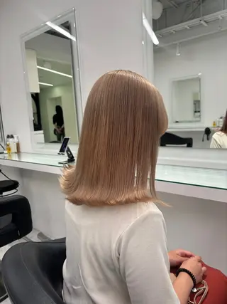 ロング カラー 💖ミルクティー💖 あかり💖のヘアスタイル