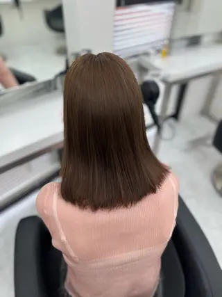 セミロング ♡ナチュラルガーリー ♡ベージュ♡RINAのヘアスタイル