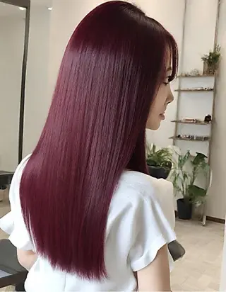 ミディアム 🟠髪質改善縮毛矯正 YUTO🟠のヘアスタイル