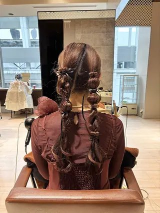 セミロング 穂積 未優のヘアスタイル