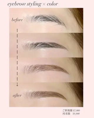 アイブロウ une fleur RISAの眉毛・アイブロウイメージ