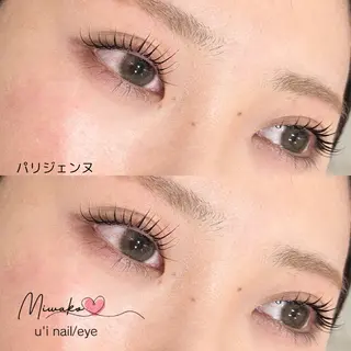 マツエク・マツパ u’i アイリストのマツエク・マツパデザイン