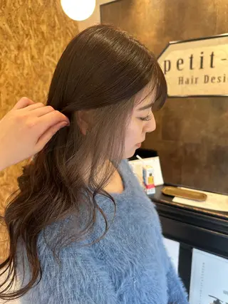 ミディアム 野上 麗のヘアスタイル