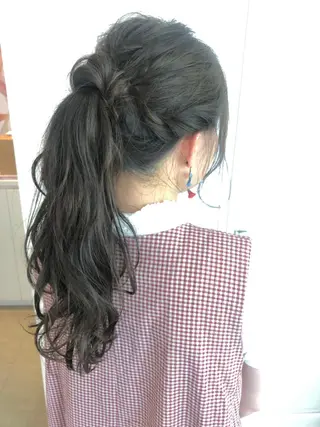 ロング カラー ヤマモト マイのヘアスタイル