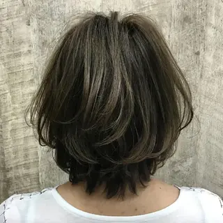 ミディアム カラー パーマ hair salon Ame(エイム)所属・熊井 達也のエステ・リラクイメージ