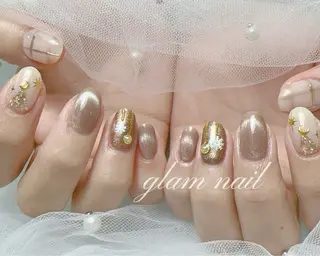 ネイル エツメ💅 長さだし🎀デザインのネイルデザイン