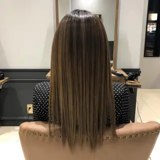 ロング 難しい髪質の縮毛矯正 高岡/射水/髪質改善のヘアスタイル
