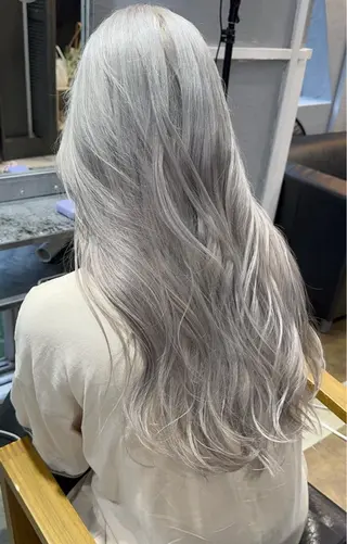 セミロング カラー dao/ミルクティー /ブラウン/ブロンドのヘアスタイル