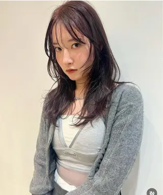 ロング カラー ヘアアレンジ SHEA.学芸大学所属・一箭 恵梧/ロングヘアのヘアスタイル