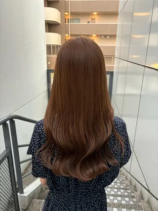 ロング カラー 🌼ピンク/レッド/ アレンジ/Mei🌼のヘアスタイル