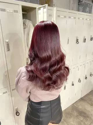 ミディアム 艶カラー の達人のヘアスタイル