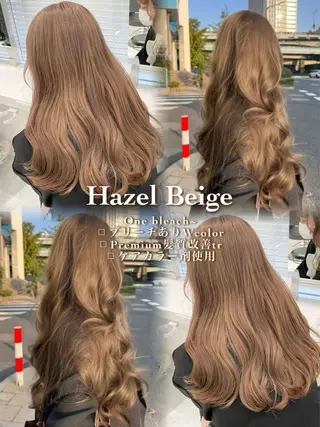 カラー 透ける透明感カラー 🎀anju/渋谷のヘアスタイル